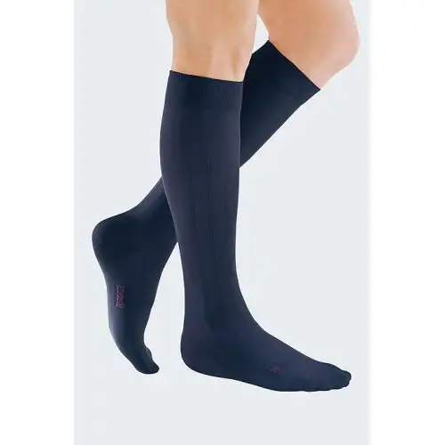Mediven For Men K1 Mi-Bas Longs Homme Couleur Marine Taille 3 1 Paire