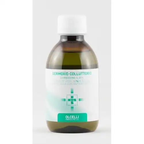 Olcelli Farmaceutici Germoxid Bain de Bouche Chlorhexidine 0,2% 200ml