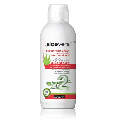 Zuccari AloeVera Pur Jus d'Aloès + Antioxydants Complément Alimentaire 1000ml