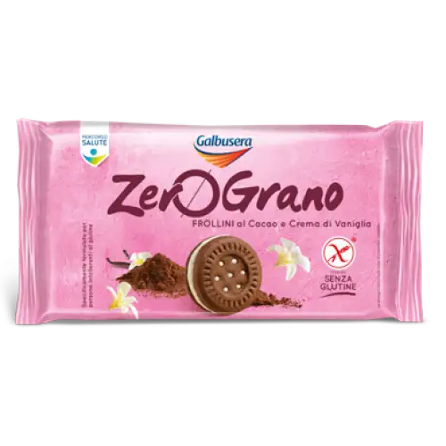 ZeroGrano Sablés Au Cacao Et À La Vanille Sans Gluten 160g
