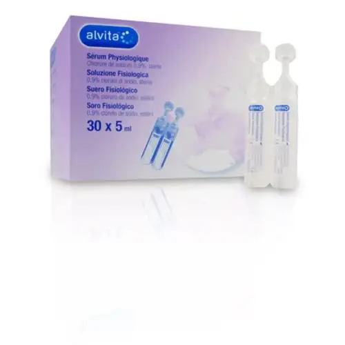 Alvita Solution Saline 30 Ampoules 5 ml