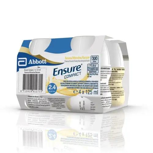 Assurer COMPACT Banane Abbott 4x125ml