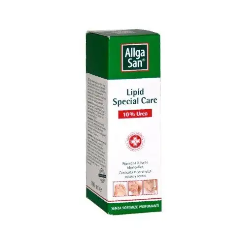 Allga San Lipid Special Care 10% Urée Traitement des Pieds Peaux Sèches 100 ml