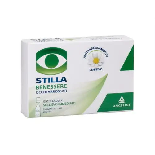 Angelini Stilla Benessere Yeux Rouges Collyre 10 Ampoules Stériles