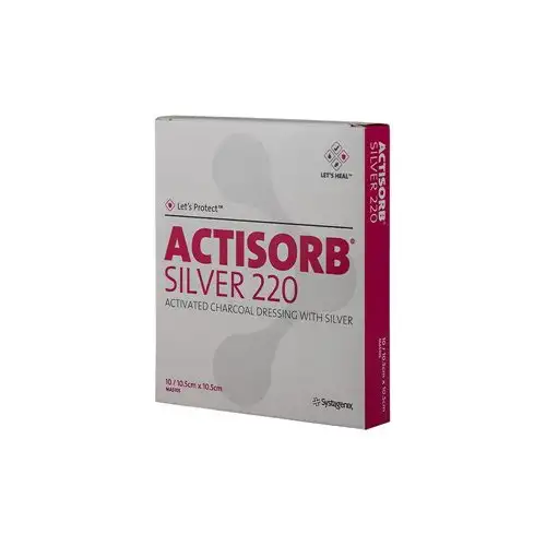 Systagenix Actisorb Silver 220 Gaze 10.5x10.5cm 10 Pièces