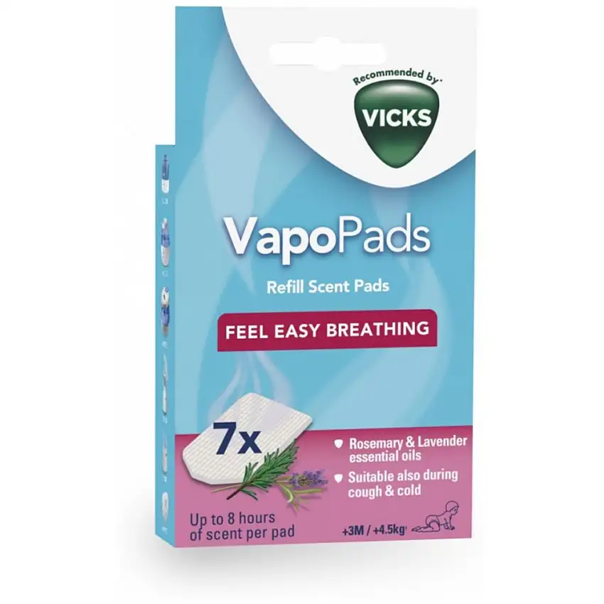 Vicks VapoPads Romarin & Lavande 7 tablettes