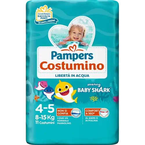 Pampers Le Maillot De Bain Taille 4 (8-15Kg) 11 Maillots De Bain