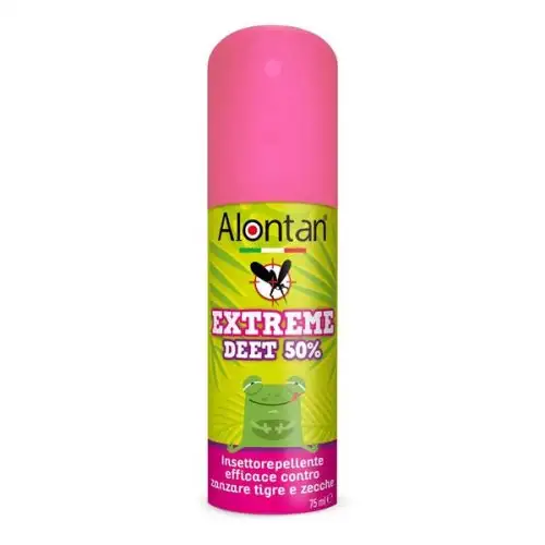 Alontan® Extreme Deet 50% Spray Insectifuge Efficace contre les Moustiques Tigres et les Tiques 75ml