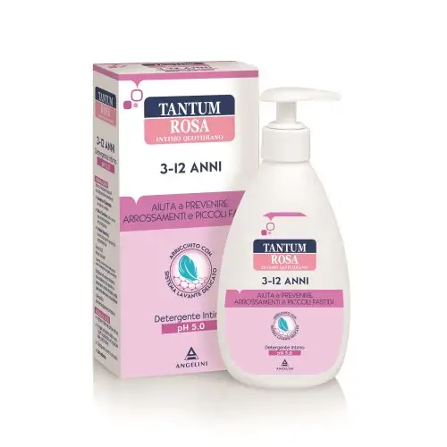 Angelini Tantum Rosa Nettoyant Quotidien Sous-Vêtements 3-12 Ans 200 ml