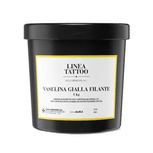 Pot de Vaseline Jaune 1000g Noir
