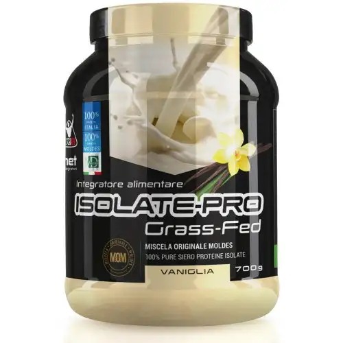Net Integratori Isolate Pro Grass Fed Vaniglia 700g