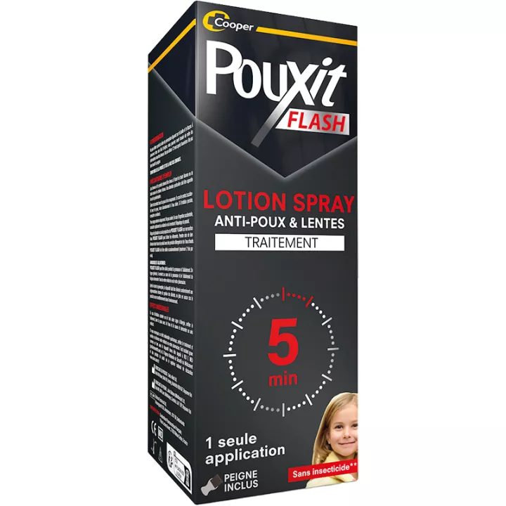 Pouxit Flash Lotion Spray Anti-Poux & Lentes 150 ml
