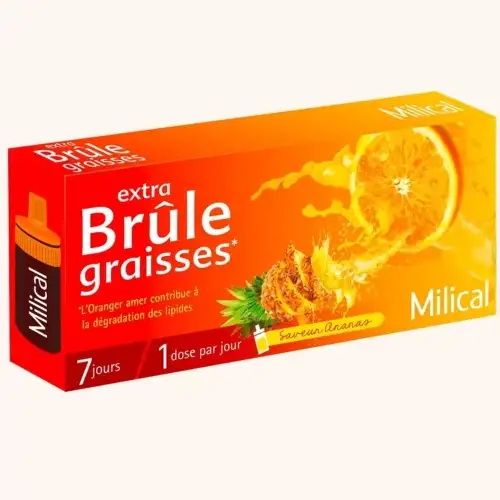 Milical - Extra Ananas Brûle-Graisses - 7 Doses de 10ml