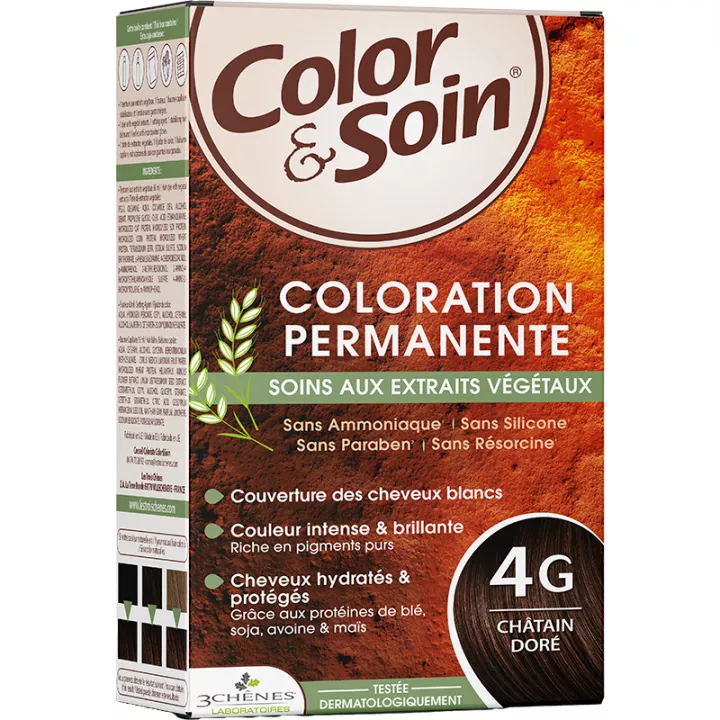 3Chênes Color & Soin Coloration Permanente Cheveux Dorés