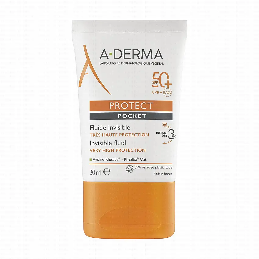 ADERMA Protect - Fluide invisile SPF50+ pocket 30ml