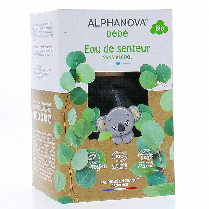 ALPHANOVA Bébé - Eau de senteur bio 50ml parfum 50ml