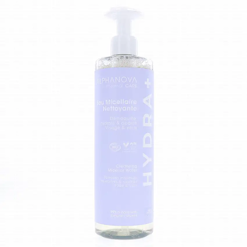ALPHANOVA Thermal Care - Eau micellaire nettoyante hydra+ bio 400ml