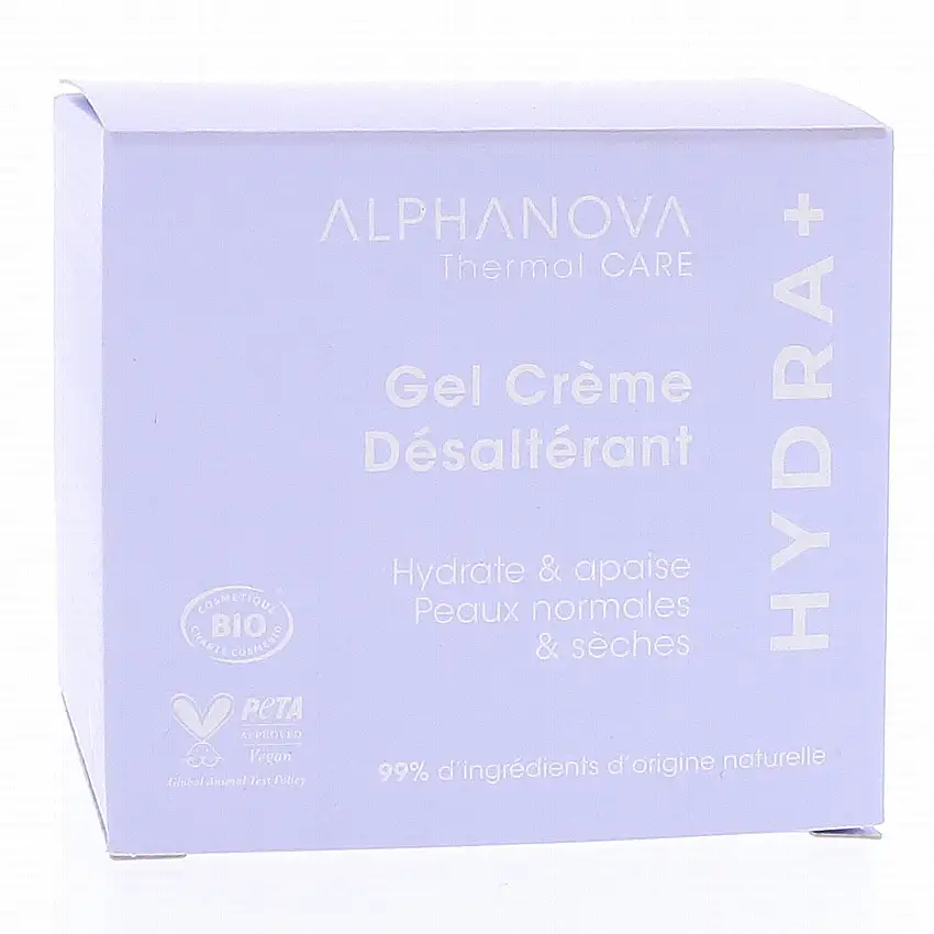 ALPHANOVA Thermal Care - Gel crème désaltérant hydra+ bio 50ml