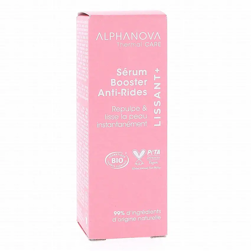 ALPHANOVA Thermal Care - Sérum booster anti-rides lissant+ bio 30ml