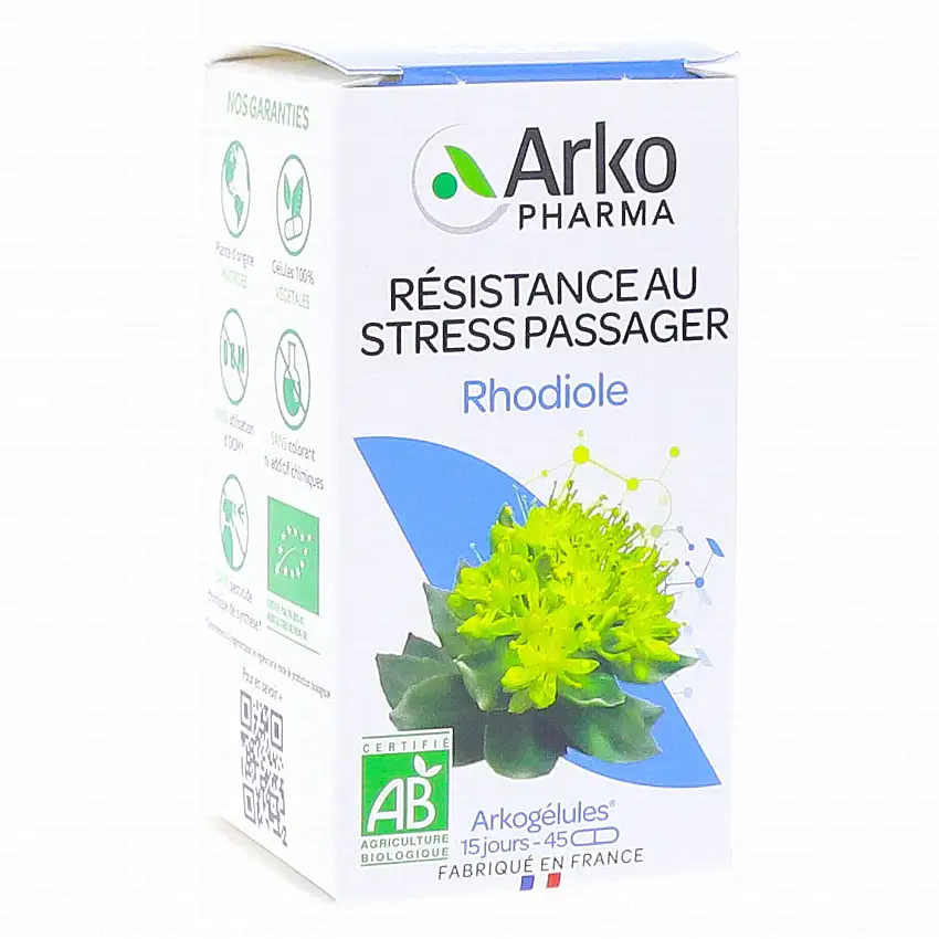 ARKOPHARMA Arkogélules - Rhodiole Bio 45 gélules