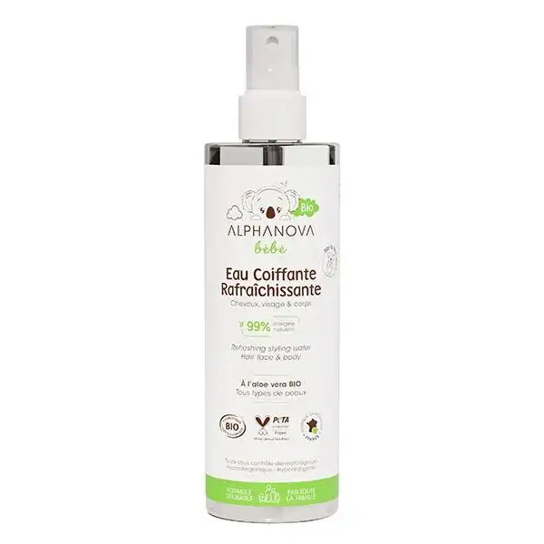 Alphanova Bébé Eau coiffante rafraîchissante bio*200ml