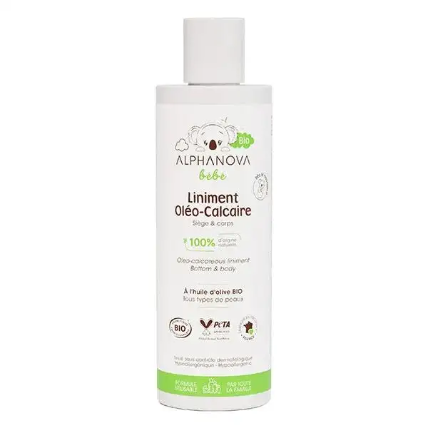 Alphanova Bébé Liniment oleo calcaire bio* 200ml