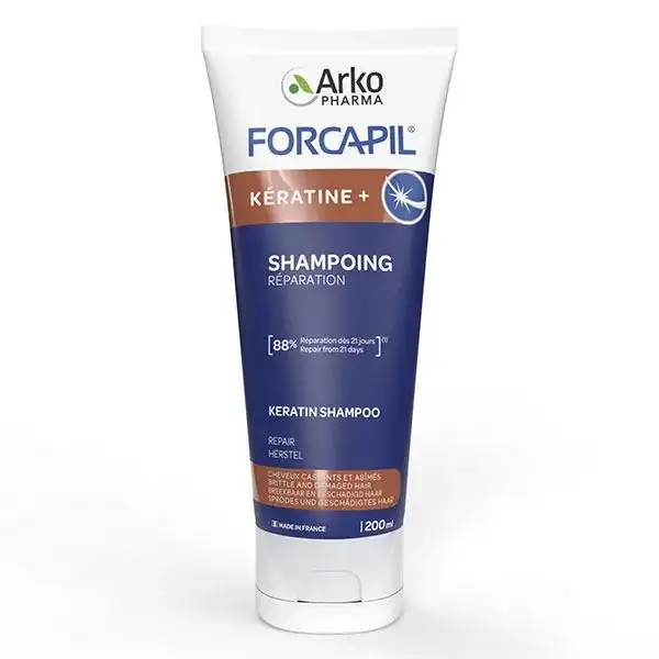 Arkopharma Forcapil Shampoing Fortifiant Cheveux Kératine 200ml