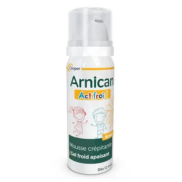 Arnican Actifroid Mousse crépitante à effet froid Arnica Aérosol - 50 ml