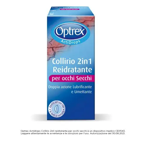 Actidrops Collyre 2en1 Optrex Réhydratant 10 ml