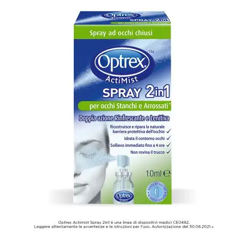 Actimist Spray 2en1 Yeux Fatigués Et Rouges Optrex 10ml