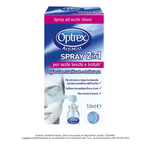 Actimist Spray 2en1 Yeux Secs Et Irrités Optrex 10 ml