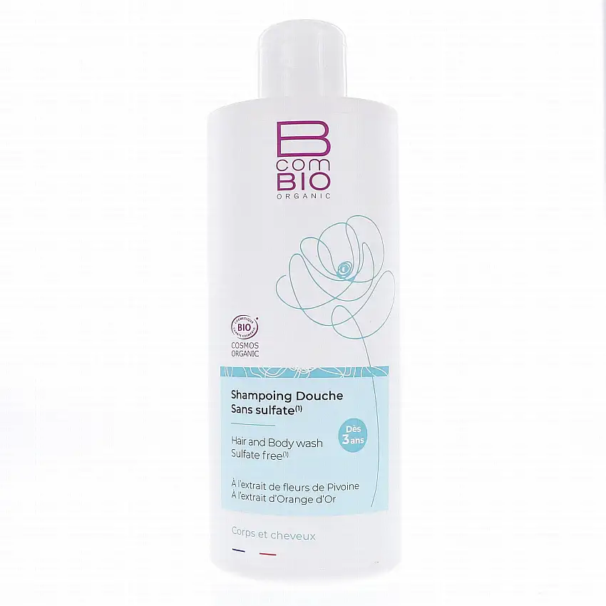 BCOMBIO Hygiène corps - Shampooing douche Sans sulfate Bio 500ml