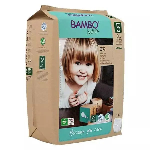 Bambo Nature Couche Taille 5 12-18kg 22 unités