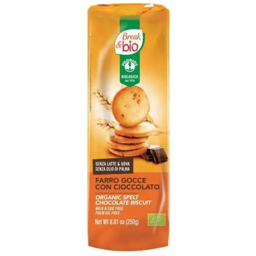 Break & Bio Farro Gouttes de Chocolat Noir Probios 250g