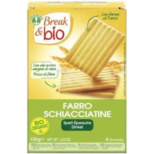 Break & Bio Épeautre Schiacciatine Probios 100g