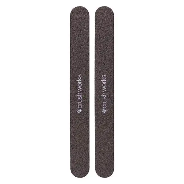 Brushworks Lot de 2 limes à ongles noires