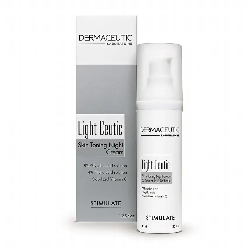 DERMACEUTIC Stimuler - Light Ceutic Crème de nuit unifiante flacon 40ml