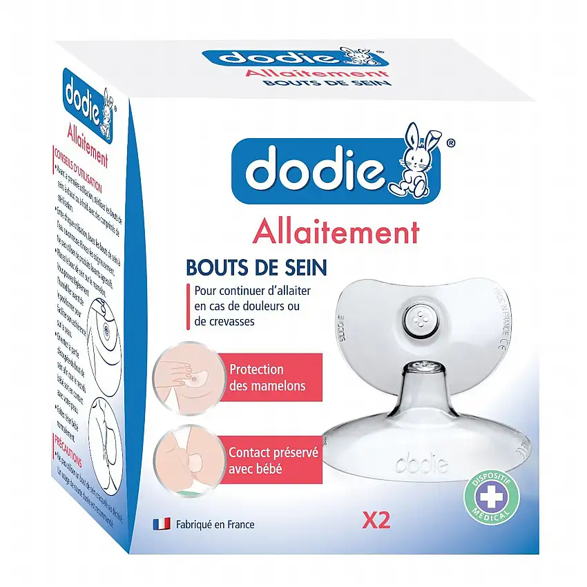 DODIE Allaitement bouts de sein anatomiques x 2