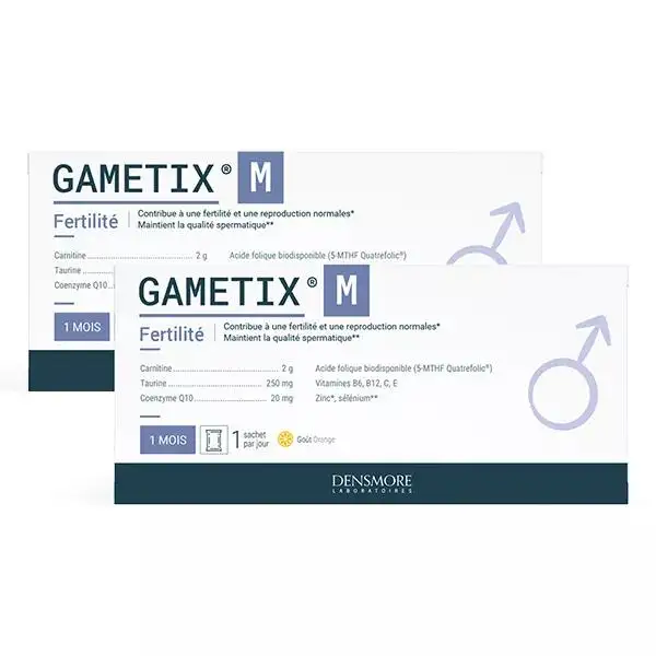Densmore Gametix M : Fertilité et Reproduction Homme Cure 2 mois (Lot 2x1 mois)