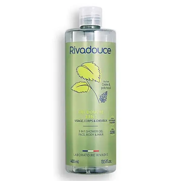 Rivadouce Gel douche Cèdre & Patchouli 400ml