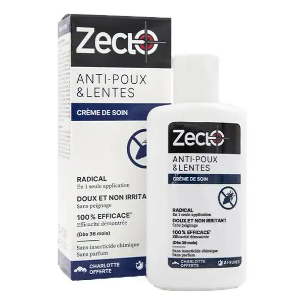 Zecto ® Crème de soin Anti-Poux et Lentes 100ml