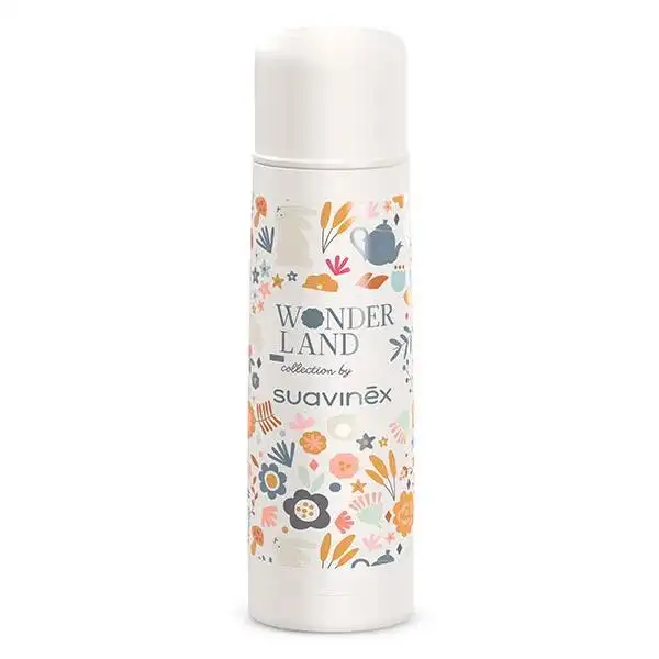 Suavinex, Wonderland, Bouteille Isotherme - Wonderland Liberty beige - 500ml