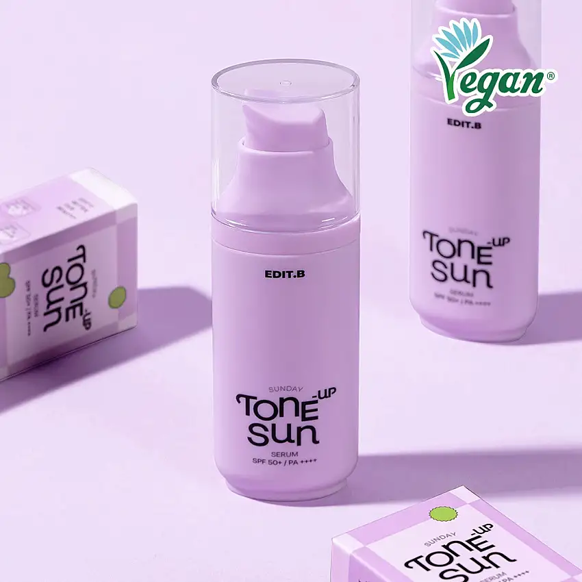 EDIT.B Sunday Tone-Up Sun Serum 55ml SPF50+ PA ++++