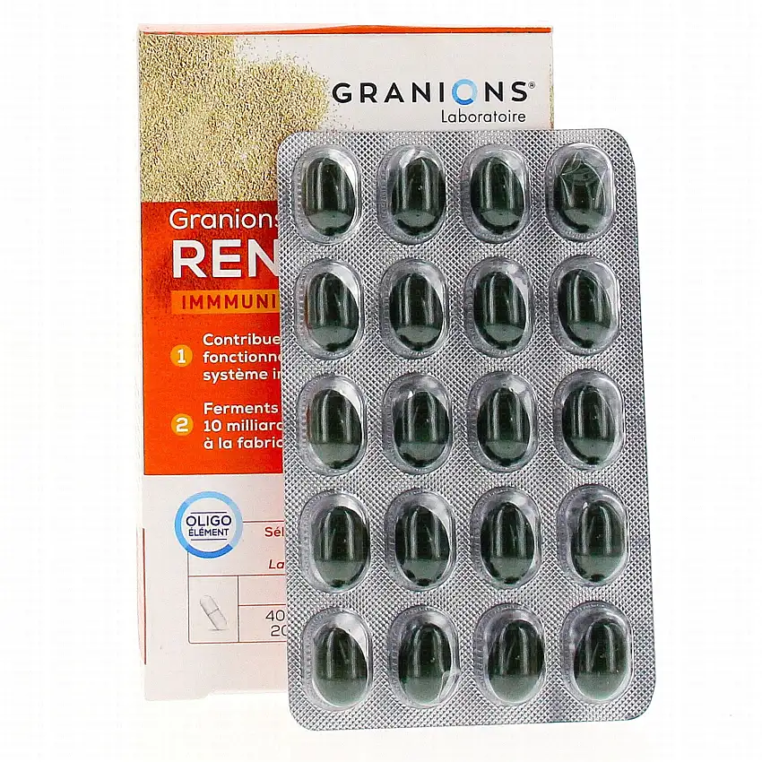 GRANIONS Renforstim boite de 40 capsules et 20 gélules