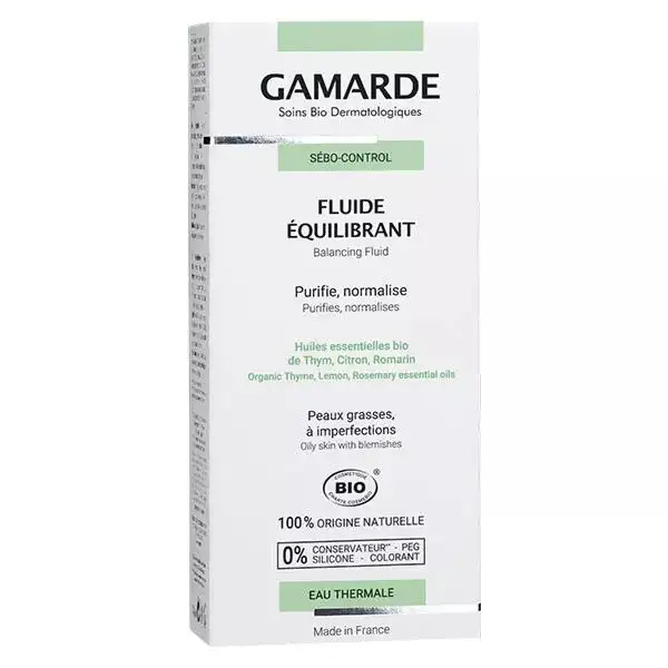 Gamarde Sébo-Control Fluide Équilibrant Bio 40ml