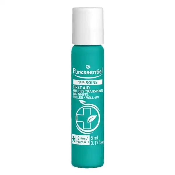 Puressentiel Bien-Être Mal des Transports Roller aux 7 Huiles Essentielles 5ml