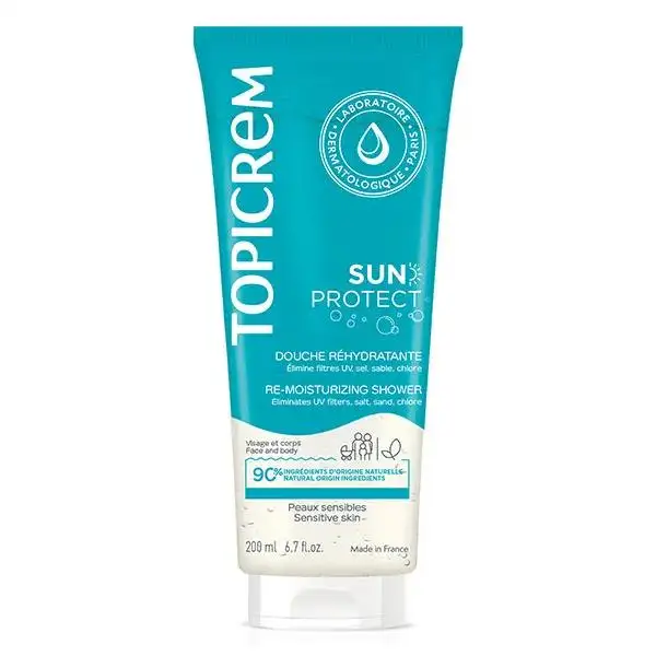 Topicrem Sun Protect Douche Réhydratante - 200ml