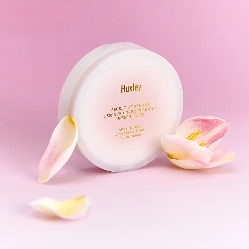HUXLEY Essence Cover Cushion Unseen Layer - #01 Desert Peach
