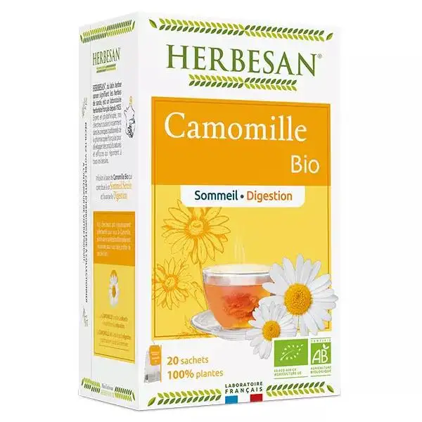 Herbesan Infusion Camomille Bio 20 sachets