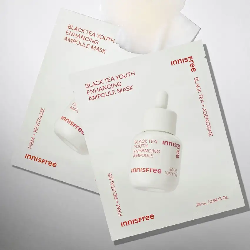 INNISFREE Black Tea Youth Enhancing Ampoule Mask